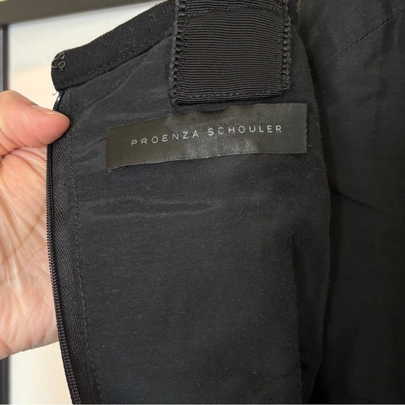 Proenza Schouler Made In Italy wool blend black dress. Size 6 - Picture 10 of 16